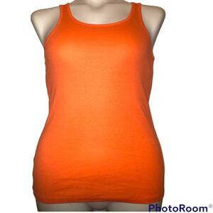 Bobbie Brooks Sz 1X Coral Basic Tank Top NEW NWT